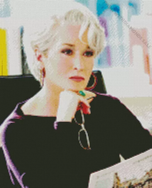 The Devil Wears Prada Meryl Streep Diamond Painting