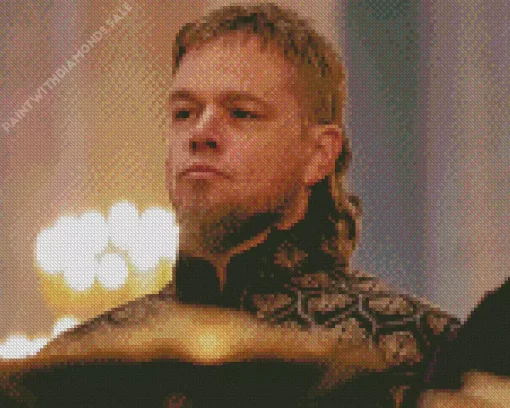 The Last Duel Matt Damon Diamond Painting