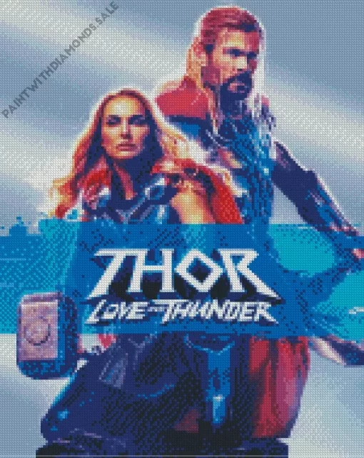 Thor Love And Thunder Diamond Painting