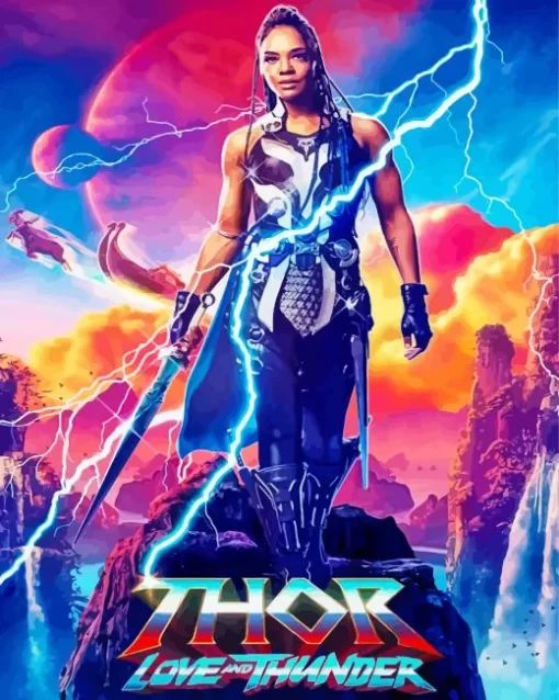 Thor Love And Thunder poster Diamond Painting