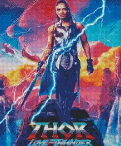 Thor Love And Thunder poster Diamond Painting