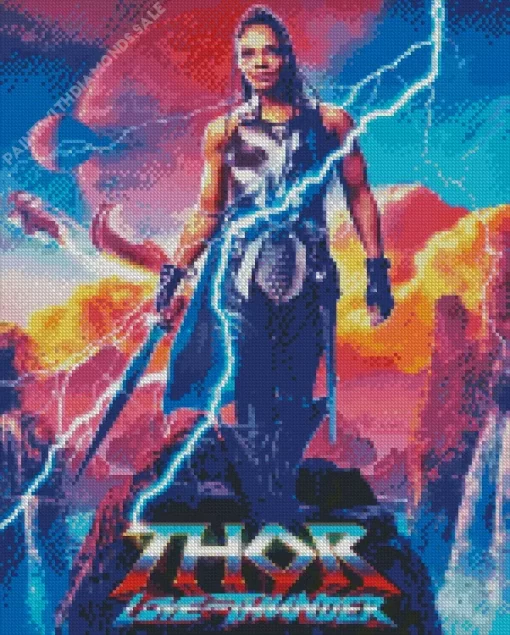 Thor Love And Thunder poster Diamond Painting