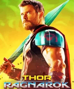 Thor Ragnarok Poster Art Diamond Painting