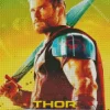 Thor Ragnarok Poster Art Diamond Painting