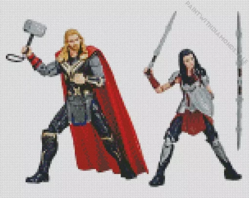 Thor The Dark World Art Diamond Painting