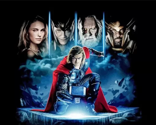 Thor Movie Poster Diamond Painting