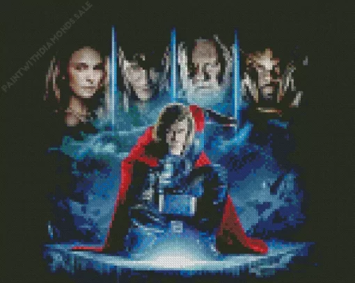 Thor Movie Poster Diamond Painting