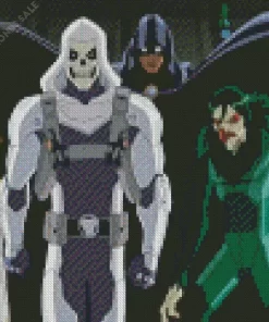 Thunderbolts Taskmaster Comic Diamond Painting