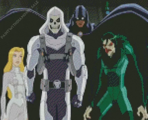 Thunderbolts Taskmaster Comic Diamond Painting