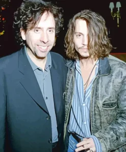 Tim Burton And Johnny Depp Diamond Painting