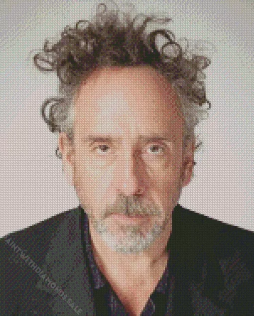 Tim Burton Close Up Diamond Painting