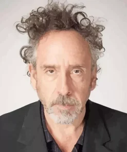 Tim Burton Close Up Diamond Painting