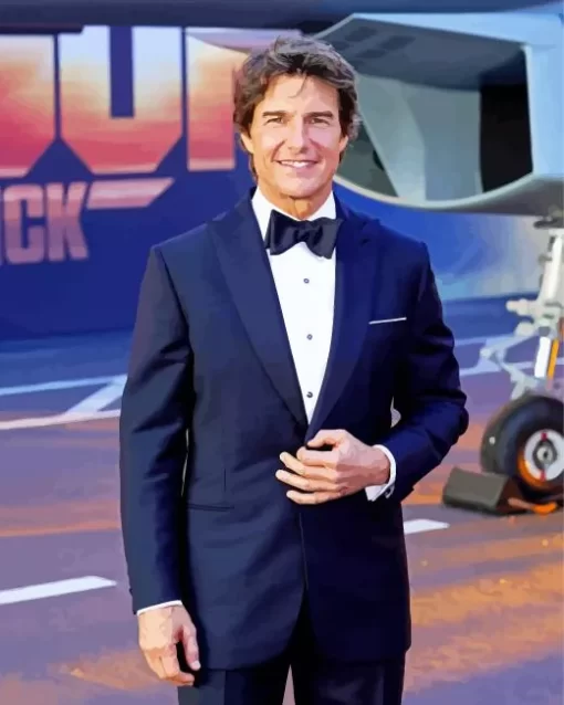 Tom Cruise In Suit Diamond Painting