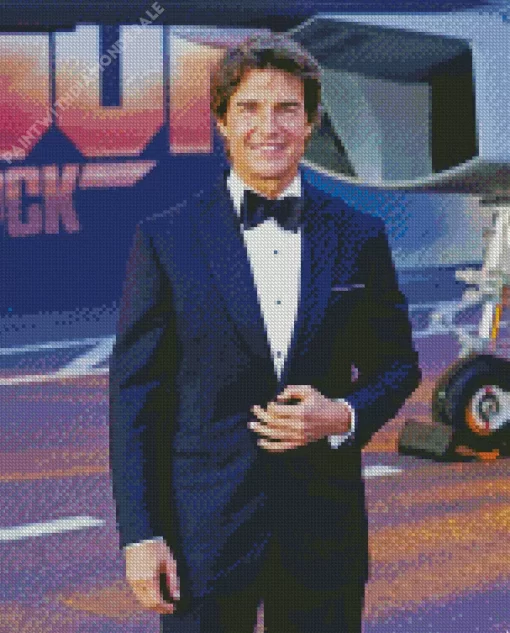 Tom Cruise In Suit Diamond Painting