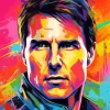 Tom Cruise Pop Art Diamond Painting