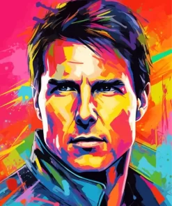 Tom Cruise Pop Art Diamond Painting