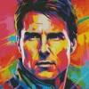 Tom Cruise Pop Art Diamond Painting