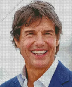 Tom Cruise Smiling Diamond Painting