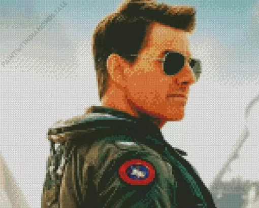 Tom Cruise Wearing Glasses Diamond Painting