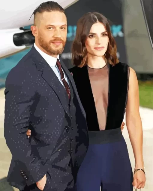 Tom Hardy And His Wife Diamond Painting