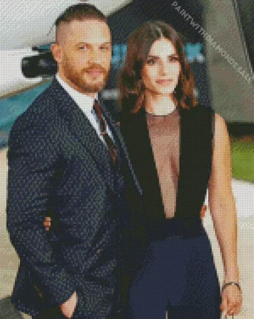 Tom Hardy And His Wife Diamond Painting