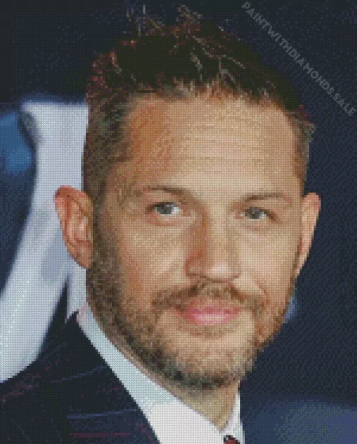 Tom Hardy In Suit Diamond Painting