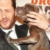 Tom Hardy With A Dog Diamond Painting