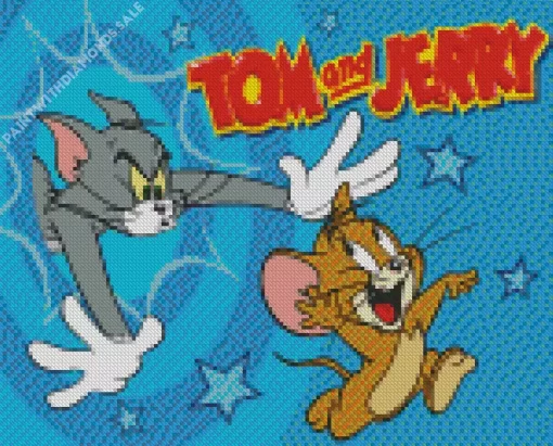 Tom and Jerry Diamond Painting