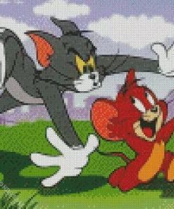 Tom And Jerry Cartoon Diamond Painting