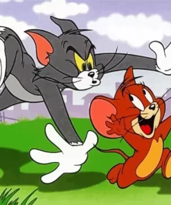 Tom And Jerry Cartoon Diamond Painting