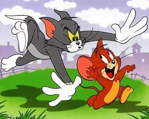 Tom And Jerry Cartoon Diamond Painting