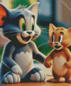 Tom And Jerry Friendship Diamond Painting