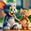 Tom And Jerry Friendship Diamond Painting