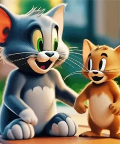 Tom And Jerry Friendship Diamond Painting