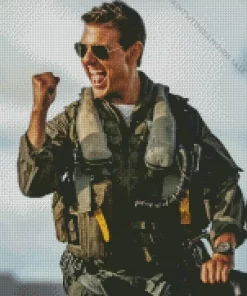 Top Gun Maverick Tom Cruise Diamond Painting