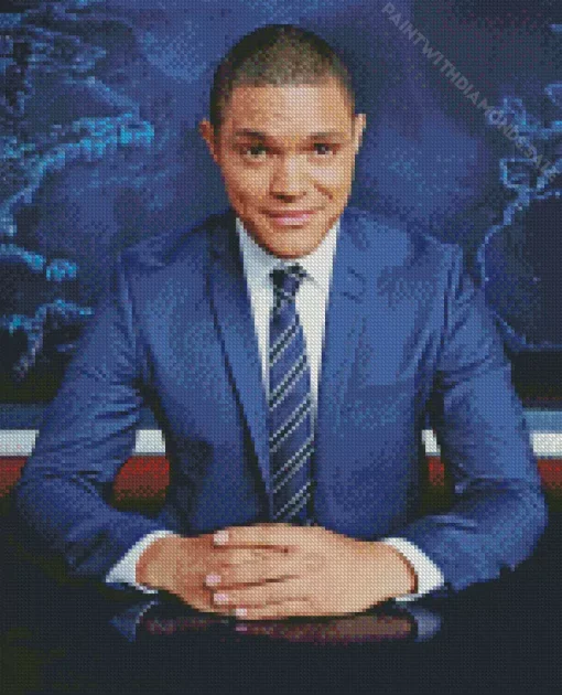 Trevor Noah In A Suit Diamond Painting