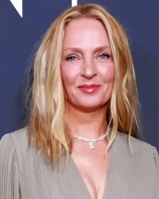 Uma Thurman Actress Diamond Painting