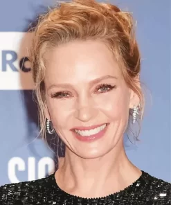 Uma Thurman Smiling Diamond Painting