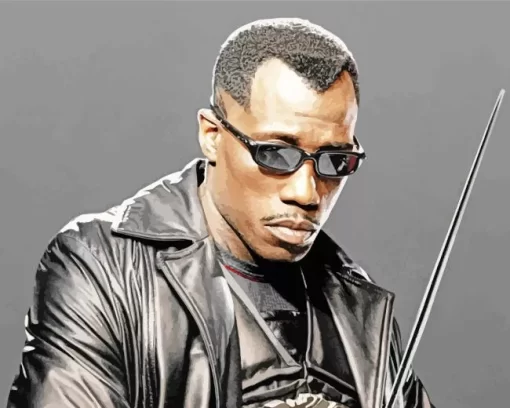 Wesley Snipes Blade Actor Diamond Painting