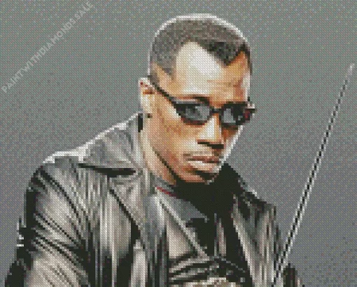 Wesley Snipes Blade Actor Diamond Painting