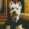 Westy Dog In Suit Diamond Painting