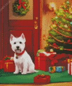 Westy With Christmas Gifts Diamond Painting