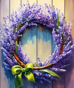 Wisteria Wreath Diamond Painting