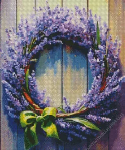 Wisteria Wreath Diamond Painting