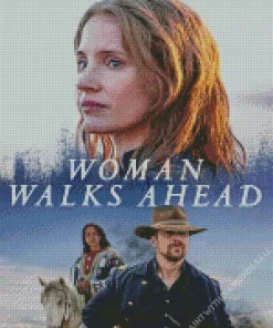 Woman Walks Ahead Jessica Chastain Diamond Painting