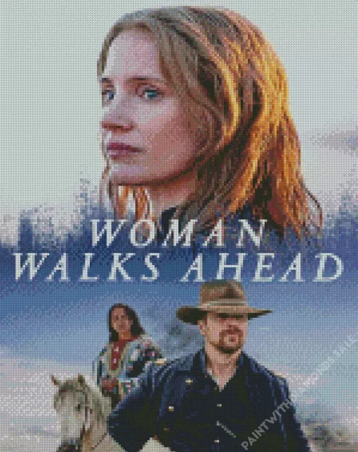 Woman Walks Ahead Jessica Chastain Diamond Painting