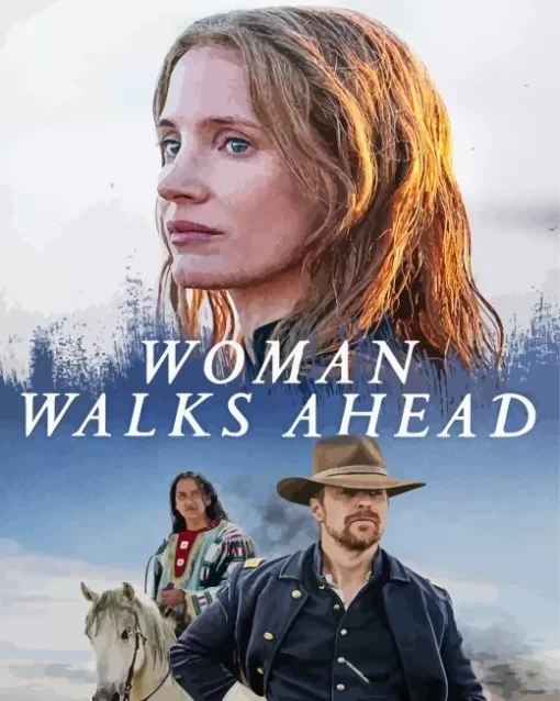 Woman Walks Ahead Jessica Chastain Diamond Painting