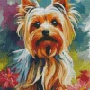 Yorkshire Terrier Dog Diamond Painting