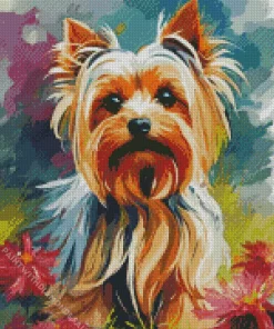 Yorkshire Terrier Dog Diamond Painting