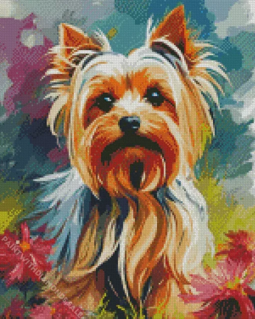 Yorkshire Terrier Dog Diamond Painting